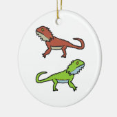 Bartagame Keramik Ornament (Links)