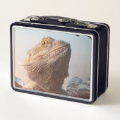 Bartagame Metall Brotdose (Rückseite)