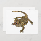 Bartagame Postkarte (Vorne/Hinten)