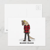Bartagame Postkarte (Vorne/Hinten)