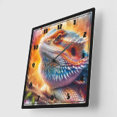 Bartagame Quadratische Wanduhr (Winkel)