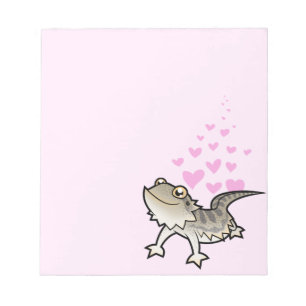 Bartagame / Rankin Drache Liebe Notizblock