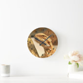 Bartagame Runde Wanduhr (Zuhause)