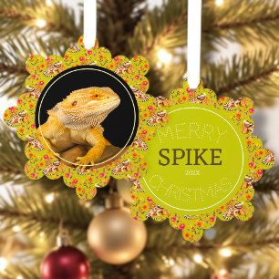 Bartagame Weihnachten Personalisiert Ornament Karte
