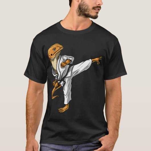 Bartagamen Karate T-Shirt (Vorderseite)