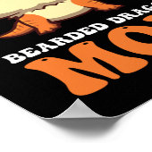 Bartagamen-Mama Poster (Ecke)