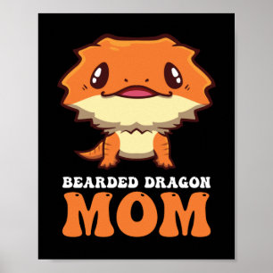 Bartagamen-Mama Poster