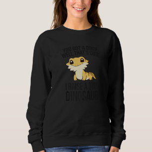 Bartagamenbesitzer Bartagamen Haustier Bartagamen Sweatshirt