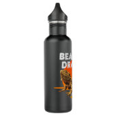 Bartagist Vater Lizard Herpetologin Pogona Edelstahlflasche (Links)