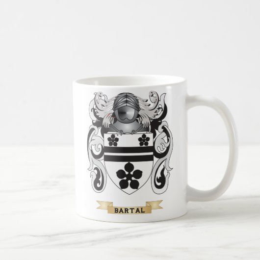 Bartal Wappen (Familienwappen) Kaffeetasse (Rechts)