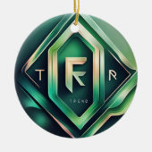 Bartan Hub Stainless Steel Laser Fertig Dinner/ Keramik Ornament (Vorne)