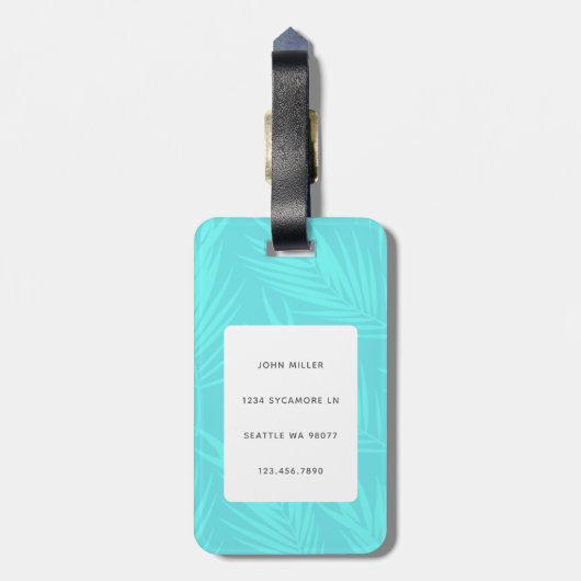 Bartard Dragon Lizard Gepäckmarke Gepäckanhänger (Rückseite vertikal)