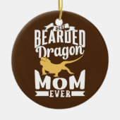 Bartard Dragon Mama Beard Lizard Keramik Ornament (Vorne)