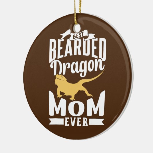 Bartard Dragon Mama Beard Lizard Keramik Ornament (Links)