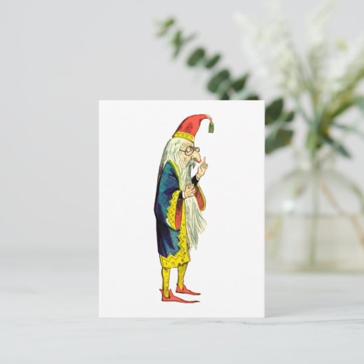 Bartassistent Postkarte (Stehend Vorderseite)