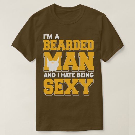 Bartbearde Bartbart als Geschenk 13 T-Shirt (Design vorne)