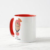 Bartbeet Groom Doolha Desi Südasien Indien Geschen Tasse (Vorderseite Links)