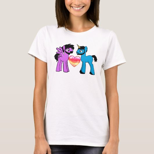 Bartded Brony Women's size TShirt (Vorderseite)