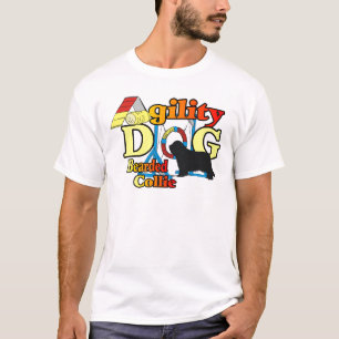 Bartded Collie Agility Geschenke T-Shirt