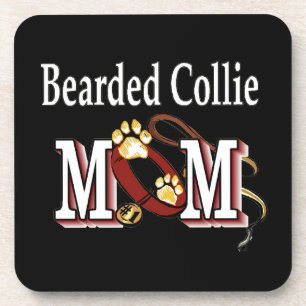Bartded Collie Dog MAMA Untersetzer