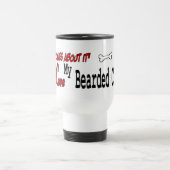 Bartded Collie Geschenke Reisebecher (Mittel)