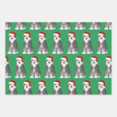 Bartded Collie Holiday Niedlicher Hund Weihnachten Geschenkpapier Set (Vorderseite 3)