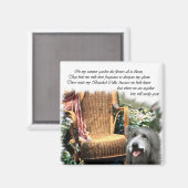 Bartded Collie Kunstgeschenke Magnet (Vorderseite/Rückseite)