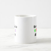 Bartded Collie Walks Design Kaffeetasse (Mittel)
