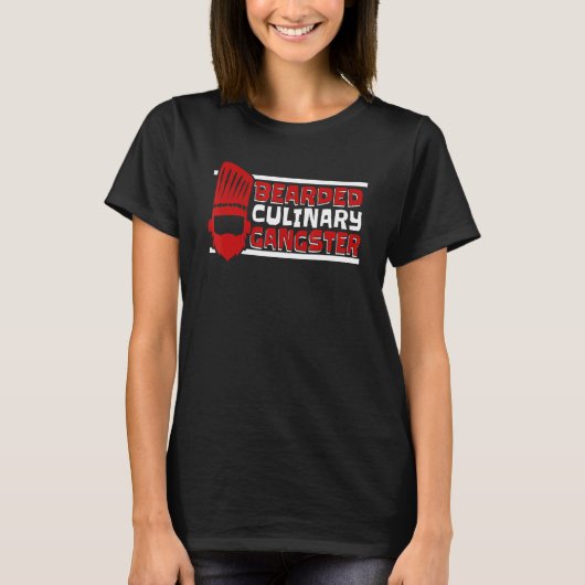 Bartded Cultura Gangster Koch De Cuisine Koch T-Shirt (Vorderseite)