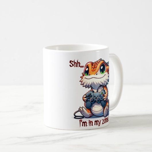 Bartded Dragon Gamer Kaffeetasse (VorderseiteRechts)