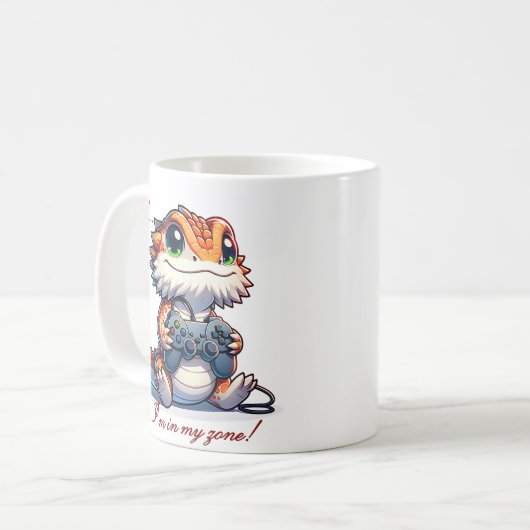 Bartded Dragon Gamer Kaffeetasse (Vorderseite Links)
