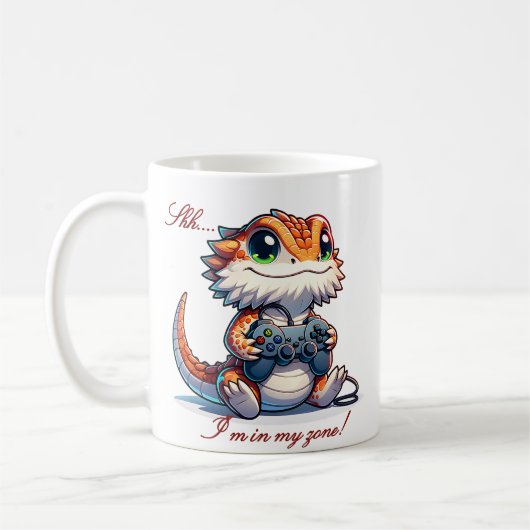 Bartded Dragon Gamer Kaffeetasse (Links)