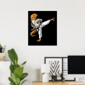 Bartded Dragon Karate Poster (Heimbüro)