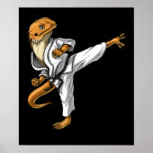 Bartded Dragon Karate Poster (Vorne)