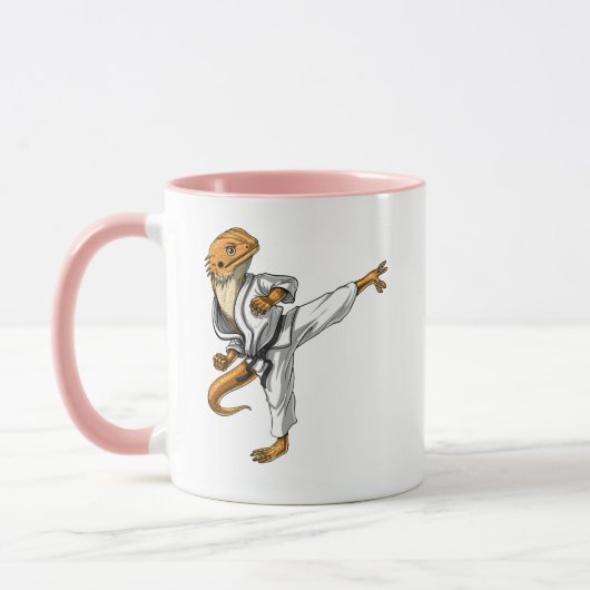 Bartded Dragon Karate Tasse (Links)