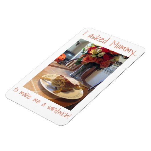 Bartded Dragon Sandwich Magnet (Linke Seite)