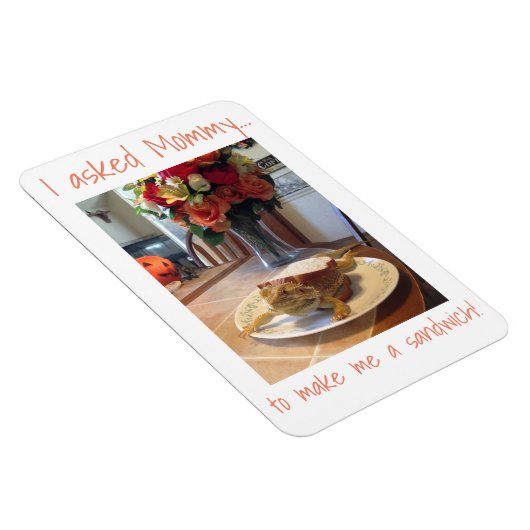 Bartded Dragon Sandwich Magnet (Rechte Seite)