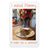 Bartded Dragon Sandwich Magnet (Vertikal)