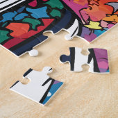 Bartded Man Fashion Portrait Puzzle (Seite)