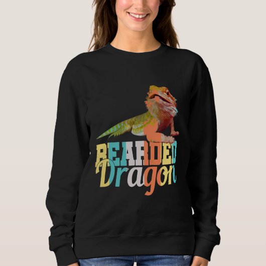 Bartdrache3 Sweatshirt (Vorderseite)