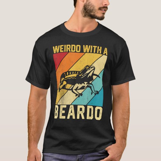 Bartdrache Beardie Weirdo mit einem Beardo 1 T-Shirt (Vorderseite)