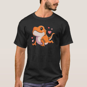 Bartdrache für Mädchen Frauen Ich Liebe meine Bäre T-Shirt