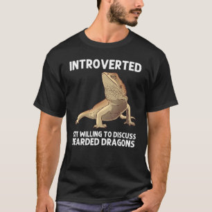 Bartdrache für Männer - Frauenechse Herpetologie 5 T-Shirt