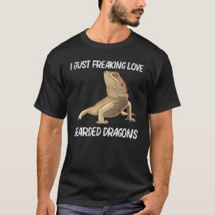 Bartdrache für Männer - Lizard Herpetology T-Shirt