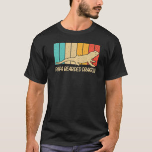 Bartdrache für Männer Vater Reptile Iguana Lizard T-Shirt