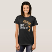 Bartdrache Got Crickets Lizard Reptile Herpeto T-Shirt (Vorne ganz)
