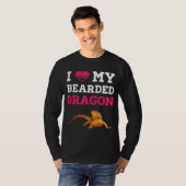 Bartdrache I Liebe meine bärtigen Drachen Männer F T-Shirt (Vorne ganz)