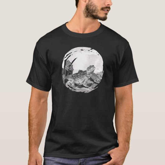 Bartdrache im Reptiltier T-Shirt (Vorderseite)