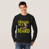 Bartdrache Mein Drache hat einen Bart T-Shirt (Vorne ganz)