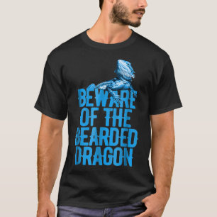 Bartdrache respektieren den Bart, der vor Reptilie T-Shirt